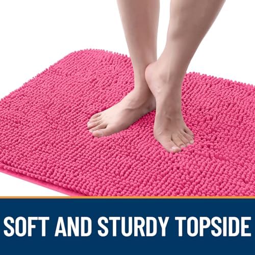 OLANLY Dog Door Mat for Muddy Paws 47x20, Super Absorbent Chenille Mud Mat - Image 4