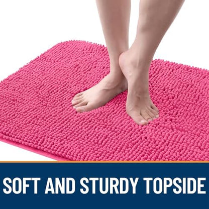 OLANLY Dog Door Mat for Muddy Paws 40x24, Super Absorbent Chenille Mud Mat - Image 4