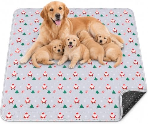 Aitmexcn Washable Pee Pads for Dogs, 2 Pack Christmas Pads by Aitmexcn