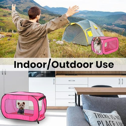 Portable Collapsible Pop Up Kennel - Image 6