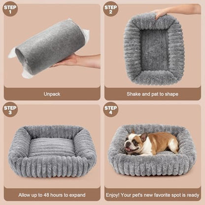 Dog Bed for Small Medium Size Dog, Washable Self Warming Dog Cat Beds for - Image 6