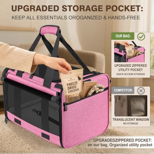 Soft Sided Cat Carrier for Anxious Pets - Image 6