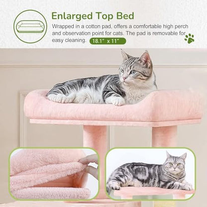 68 Inches Multi-Level Large and Tall Cat Tree Tower - Image 5