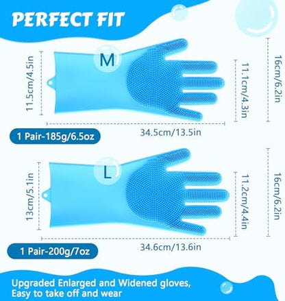 Pecute Silicone Pet Grooming Gloves - Image 6