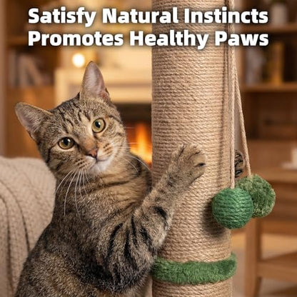 Fantasreen Cat Scratching Post 35'' Tall - Image 4