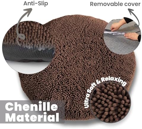 Muddy Mat® Cloud K-9 Bed for Dogs & Cats, Soft & Relaxing Donut Dog Bed - Image 2