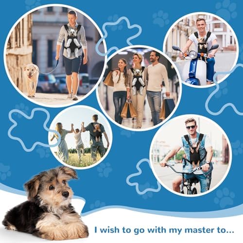 YUDODO Pet Dog Carrier Backpack Adjustable Front Carrier - Image 4