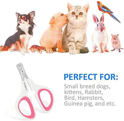 Pet Nail Clippers, Cat & Kitten Claw Nail Clipper Safe Sharp Trimmer - Image 5
