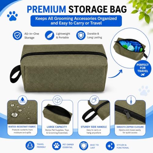9PCS Pet Grooming & Bathing Kit - Image 2