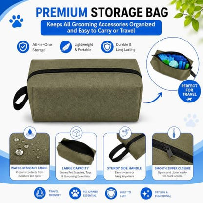 9PCS Pet Grooming & Bathing Kit - Image 2