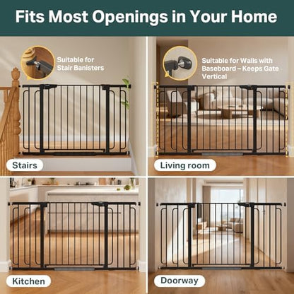 Cumbor 36.6-59" Extra Wide Baby Gate - Image 6