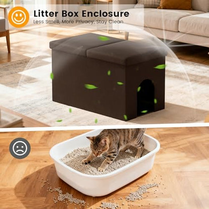 3-in-1 Cat Litter Box Enclosure - Image 2