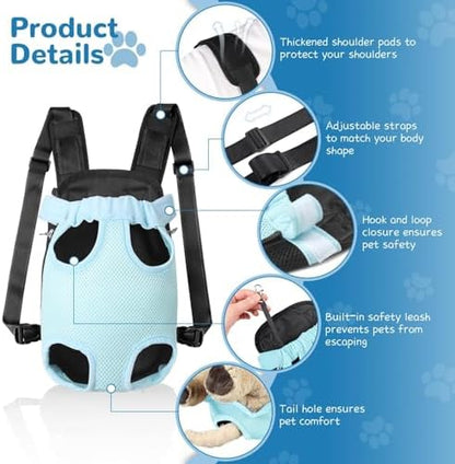 YUDODO Pet Dog Carrier Backpack Adjustable Front Carrier - Image 2