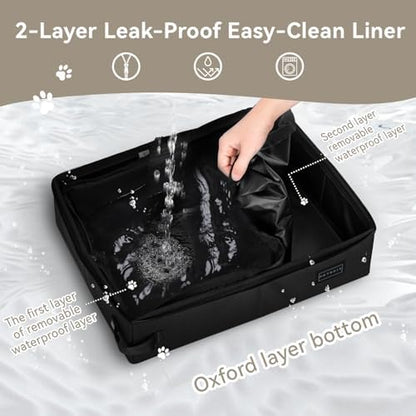 PETSFIT Portable Travel Cat Litter Box - Image 3