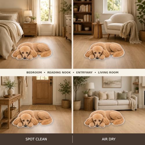 3D Realistic Dog Shaped Bath Mat & Floor Rug - Image 6