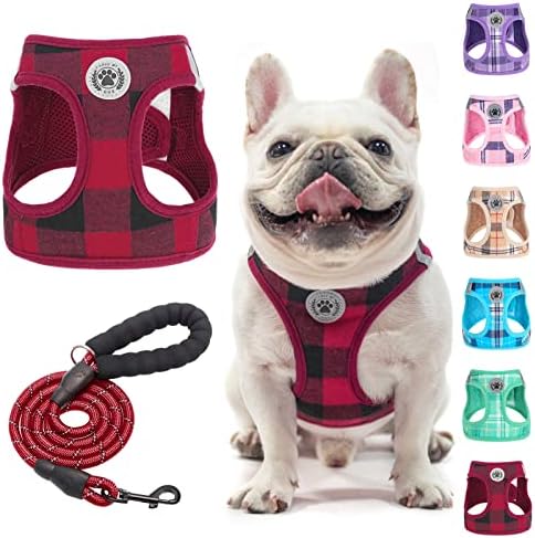 BEAUTYZOO Dog Harness Medium Sized and Leash Set, No Pull Pet Vest by BEAUTYZOO