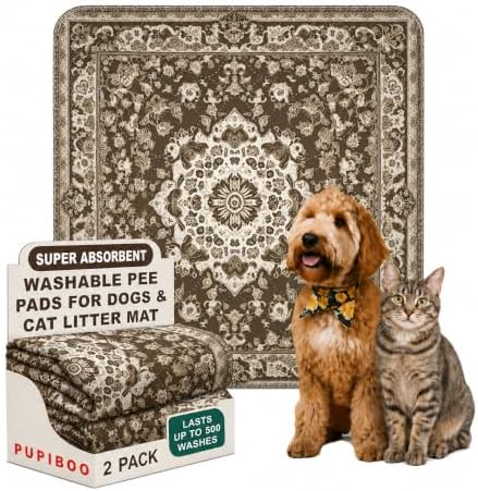 PUPIBOO Washable Pee Pads for Dogs and Cats by PUPIBOO