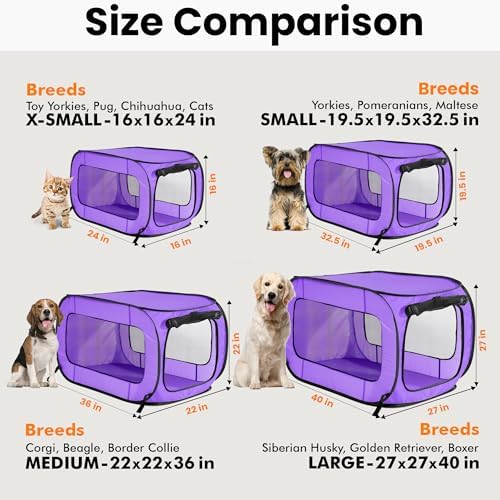 Portable Collapsible Pop Up Kennel - Image 3