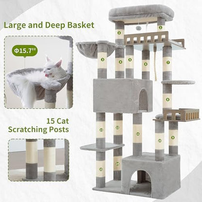 Gitelsnour Maine Coon Cat Tree, Heavy Duty Cat Tower - Image 5