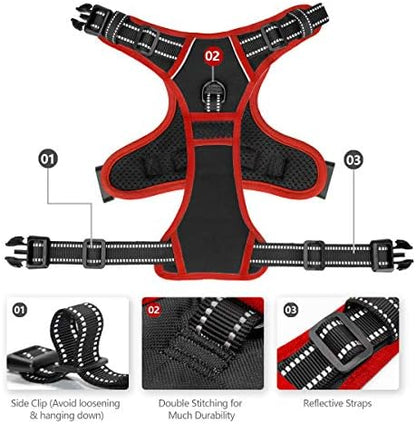 PHOEPET Upgraded No Pull Dog Harness, Reflective Adjustable Vest - Image 5