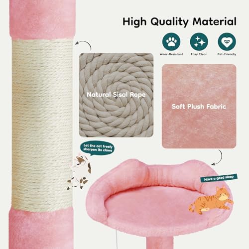 DUMOS 54-inch Cat Tree Tower - Image 3