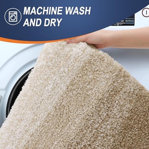 OLANLY Bathroom Runner Rug 40x24, Extra Soft Absorbent Microfiber Bath Rugs - Image 6