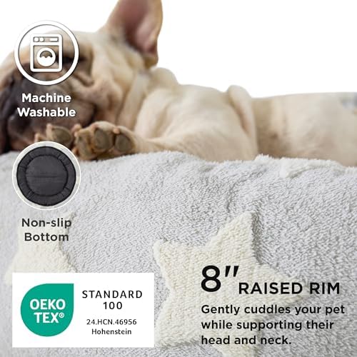 LE SURE Shown on TV Jacquard Donut Dog Beds Large Sized Dog - Image 3