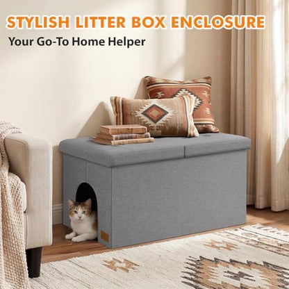 Zerbuger Cat Litter Box Enclosure Furniture - Image 3