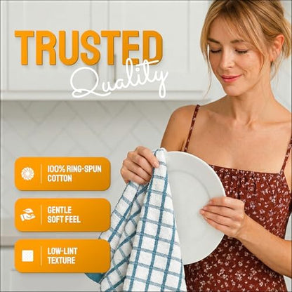 White Classic Premium Dish Towels - Image 2