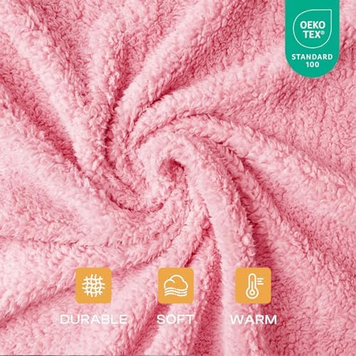 Luciphia 3 Pack Soft Sherpa Fleece Blankets - Image 2