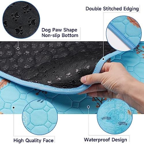 Sunheir Washable Pee Pads for Dogs Extra Large 36" x 48" 2-Pack Reusable Puppy - Image 2