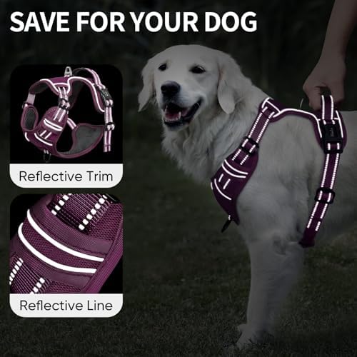 HEELE Dog Harness for Medium Dogs No Pull Dog Vest Harness - Image 3