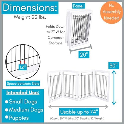 Internet's Best Traditional Wire Dog Gate - Image 3