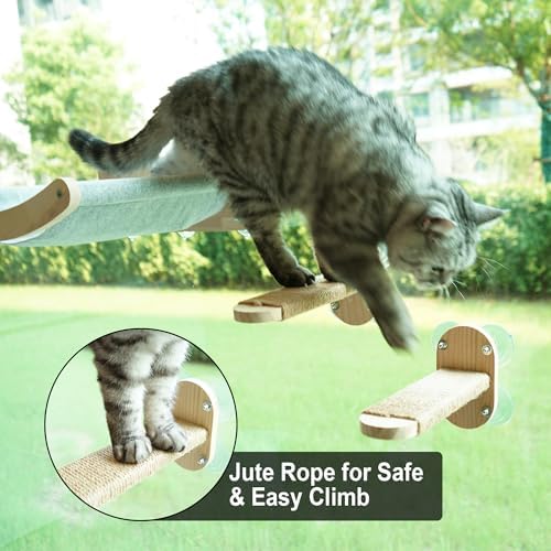 2 Pack Cat Window Shelves, Durable Kitty Seat - Image 4