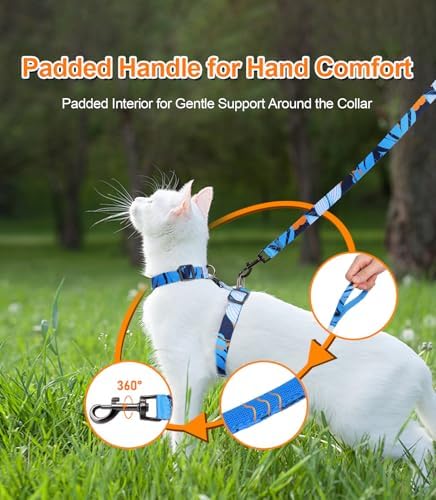 Halypet Cat Harness and Leash Set, Escape Proof Cat Harnesses - Image 5