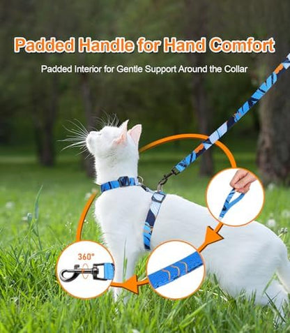 Halypet Cat Harness and Leash Set, Escape Proof Cat Harnesses - Image 5