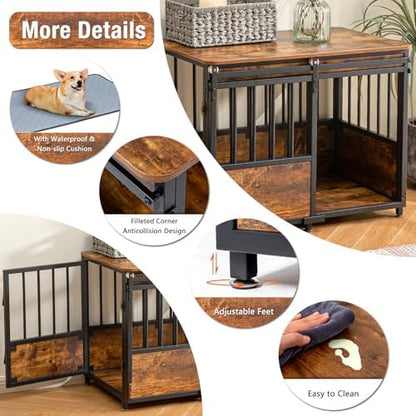 KOOPRO 32 Inch Dog Crate Furniture - Image 6