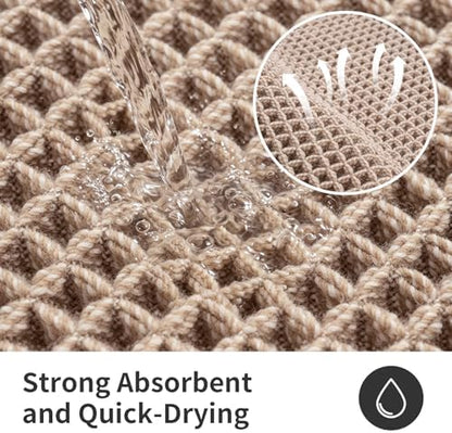 ILANGO Upgraded Waffle Bath Rug 24x54, Super Absorbent Non Slip Bath Mat - Image 6