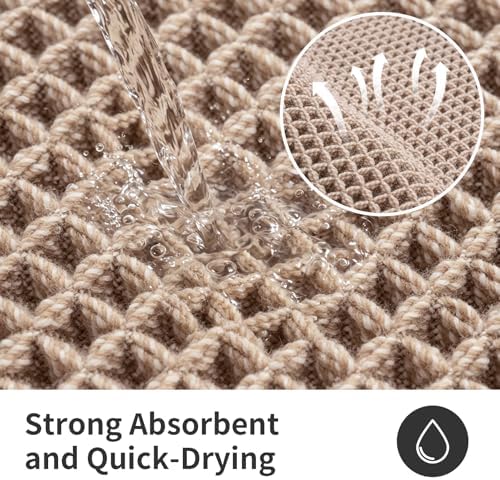 ILANGO Upgraded Waffle Bath Rug 24x72, Super Absorbent Non Slip Bath Mat - Image 6