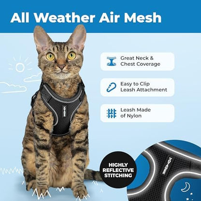 Voyager Escape-Proof Step-in Cat Harness & Leash - Image 3
