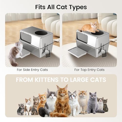 Stainless Steel Litter Box - Image 6