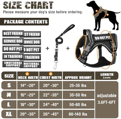 Tactical Dog Harness and Leash Set - Image 2
