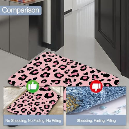 Bath Mats for Bathroom, Modern Stylish Diatomaceous Bath Rug Quick Dry - Image 4