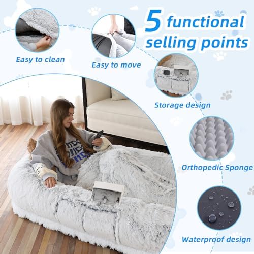 WROS Human Dog Bed for Adult - Image 4