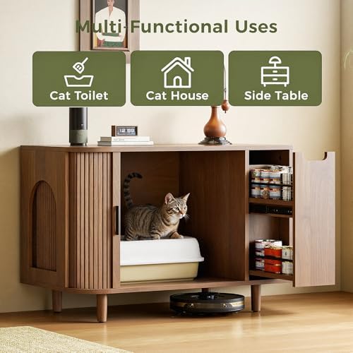 IRONCK 35.4" Cat Litter Box Enclosure - Image 4