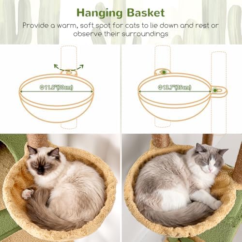 Globlazer Sturdy Extra Large Cactus Cat Tower - Image 4