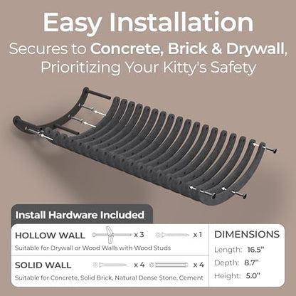 Cat Wall Shelf - Indoor & Outdoor by Pryde Pets - Image 4
