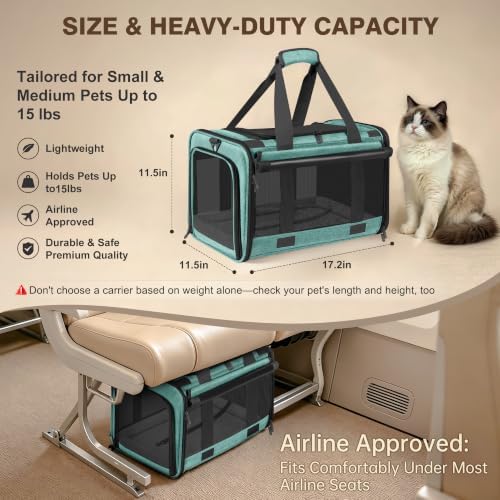 Soft Sided Cat Carrier for Anxious Pets - Image 4