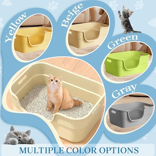 Low Entry Kitty Litter Box for Small Cats, Kittens Litter Boxes - Image 6