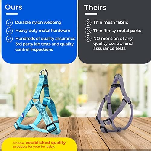 Blueberry Pet Essentials Step-in Dog Harness, Large Size | Adjustable Dark - Image 2